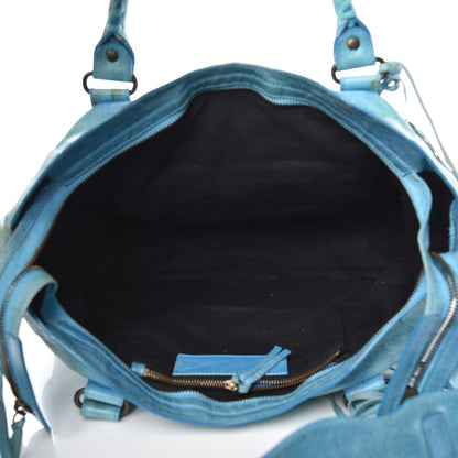 Balenciaga Agneau Classic Hardware City Turquoise 5 of 18