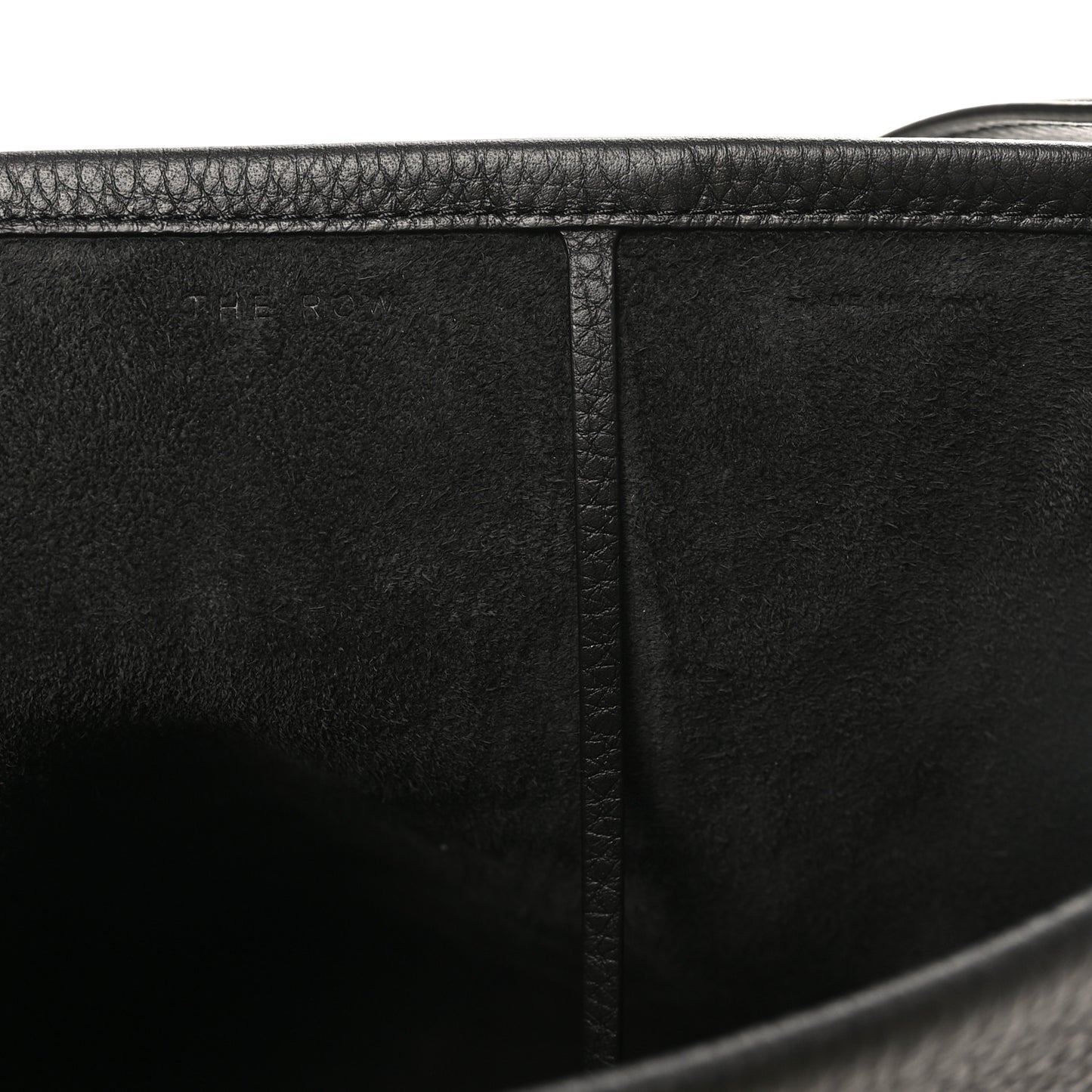 Grained Calfskin Medium N/S Park Tote Black