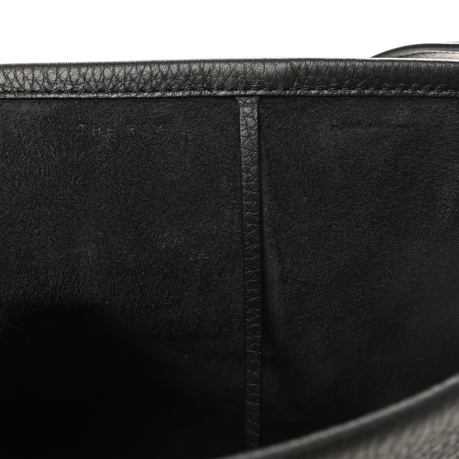 The Row Grained Calfskin Medium N/S Park Tote Black 6 of 9