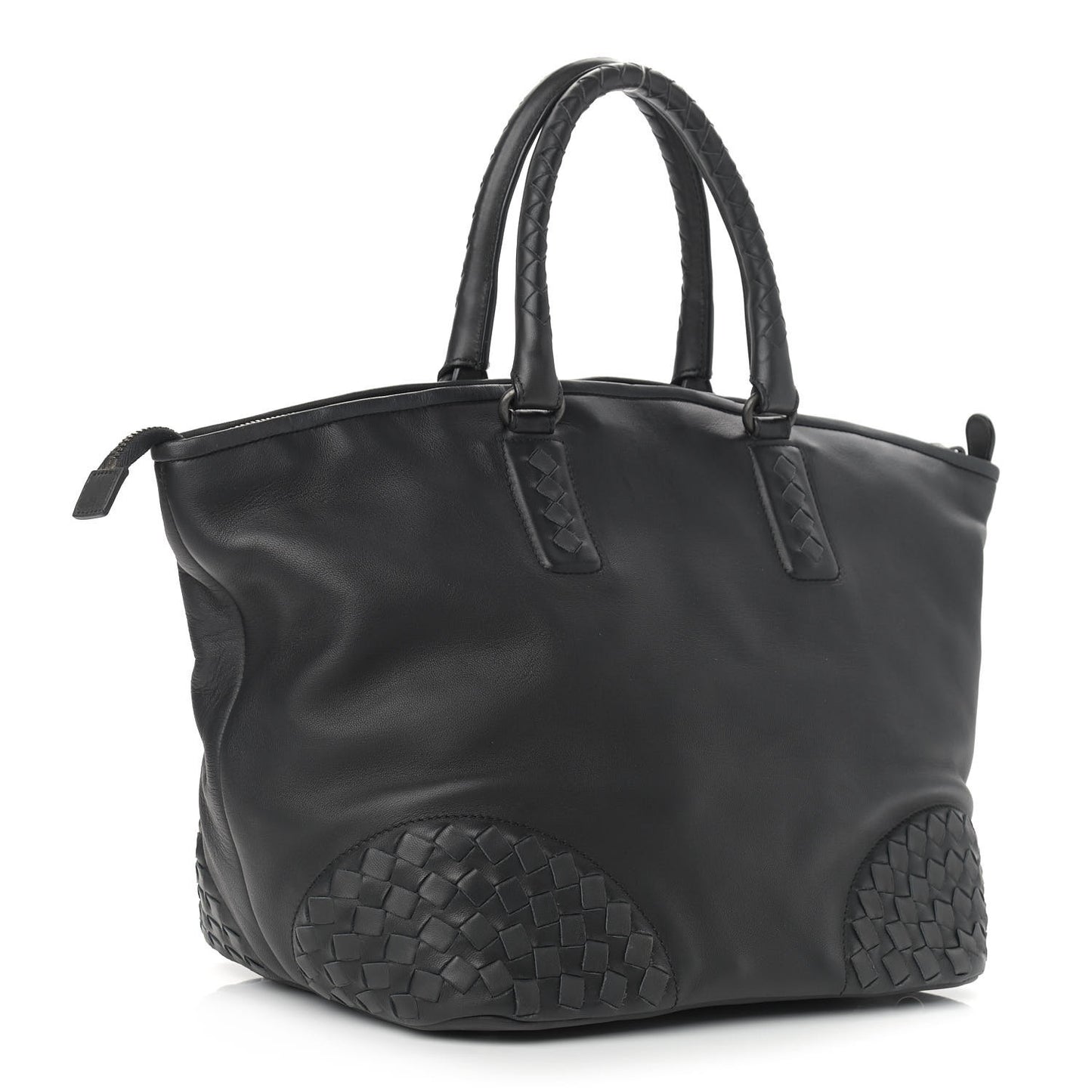 Nappa Intrecciato Tote Black