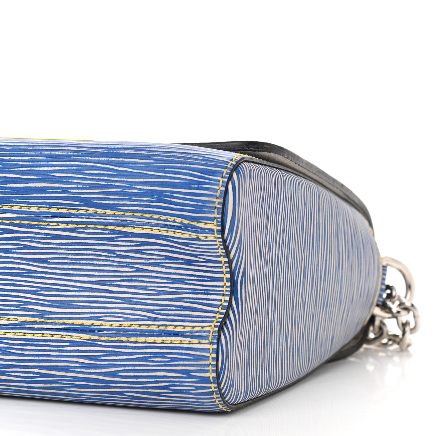 Epi Twist Shoulder Bag MM Denim Light