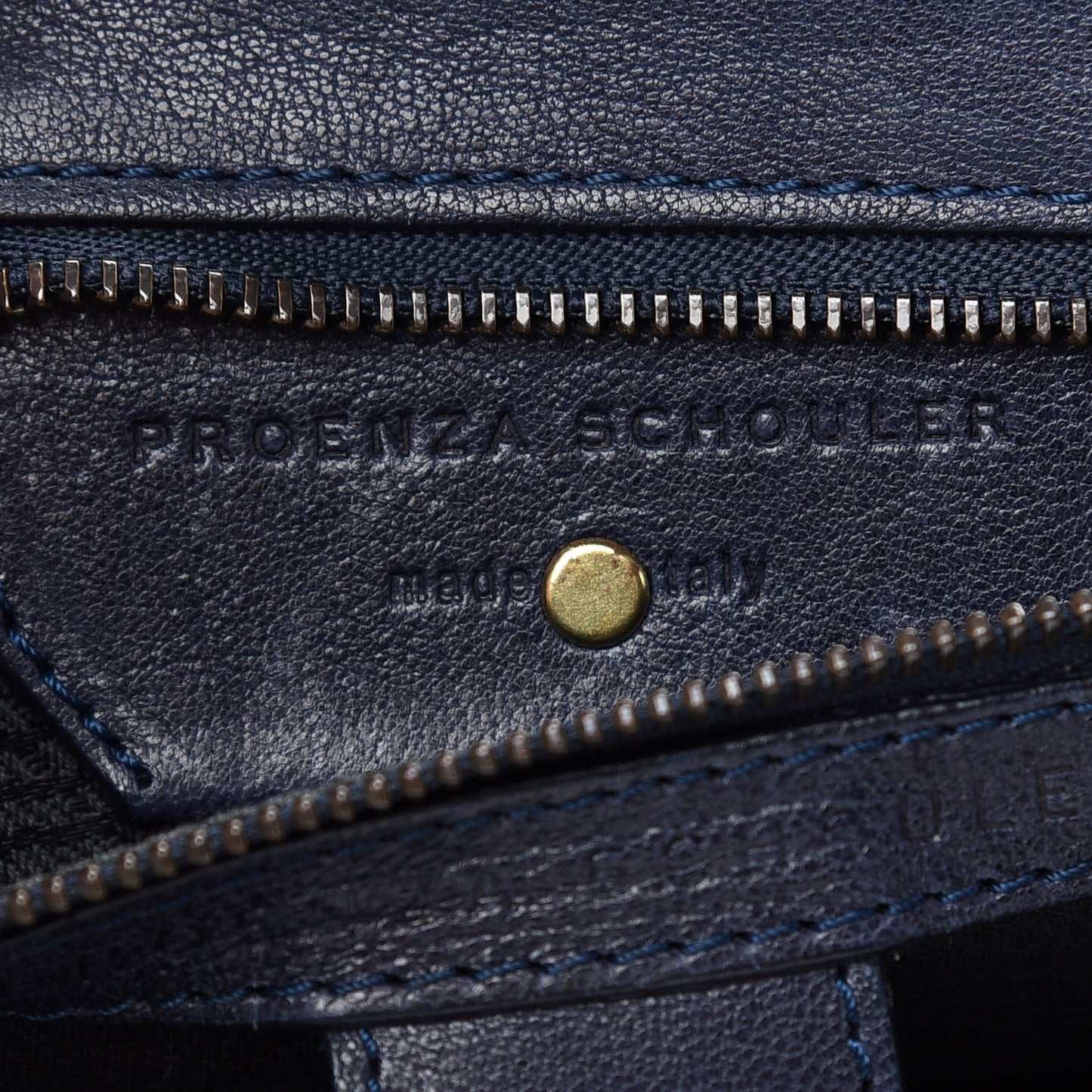 Lambskin Large PS1 Satchel Midnight