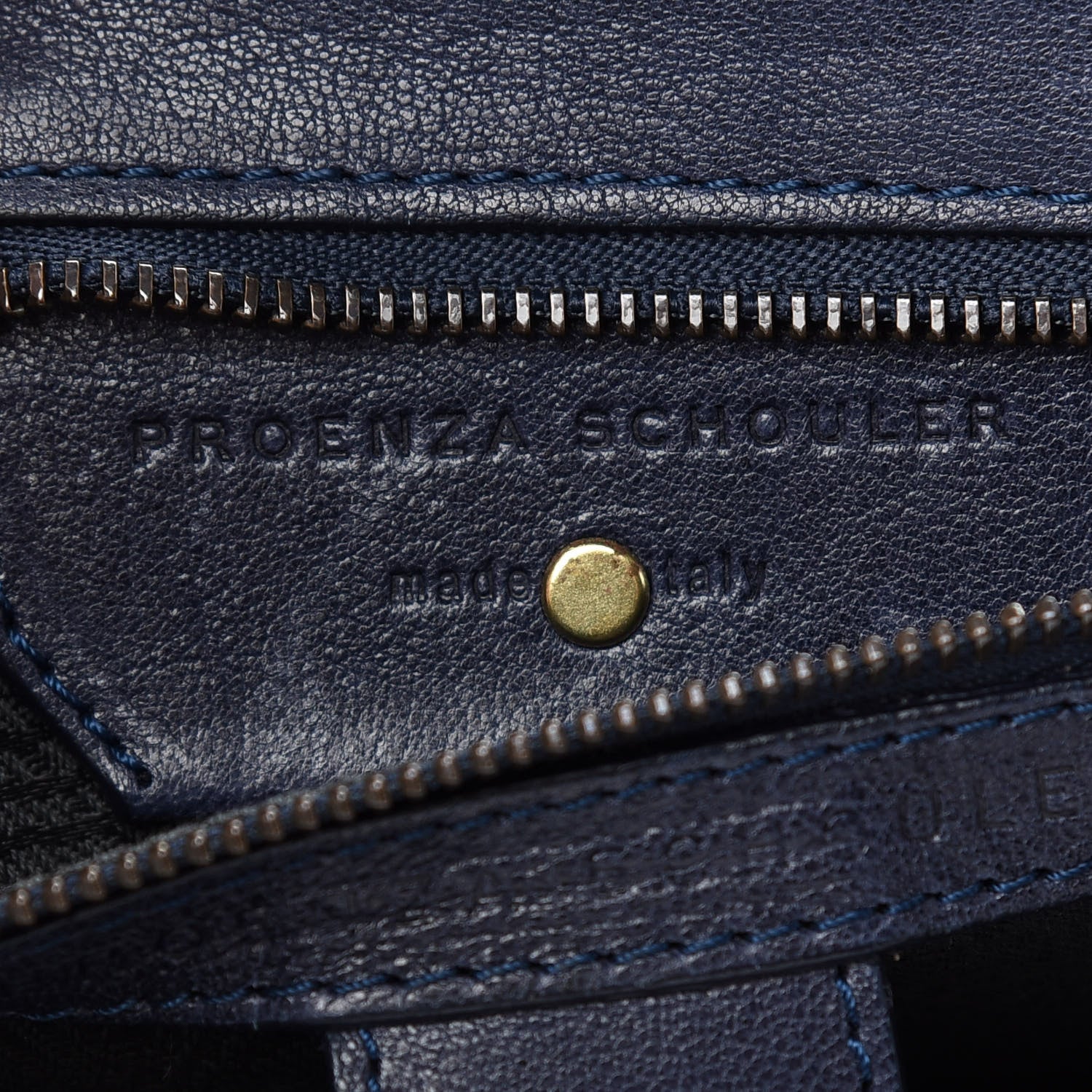 Proenza Schouler Lambskin Large PS1 Satchel Midnight 6 of 10