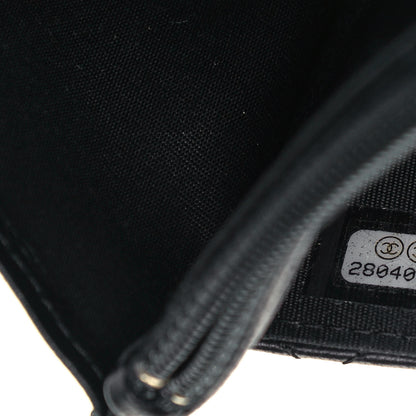 Chanel Lambskin Quilted Egyptian Amulet Wallet On Chain WOC Black 7 of 9
