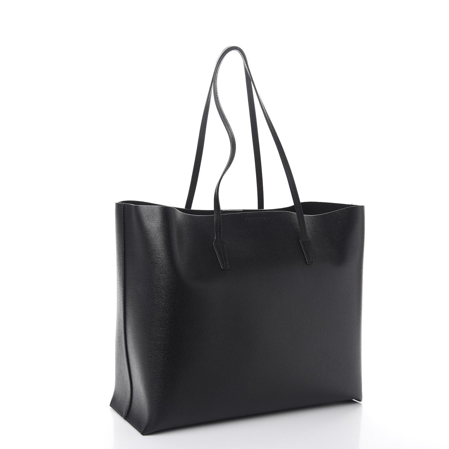 Grained Calfskin Palazzo Medusa Tote Black