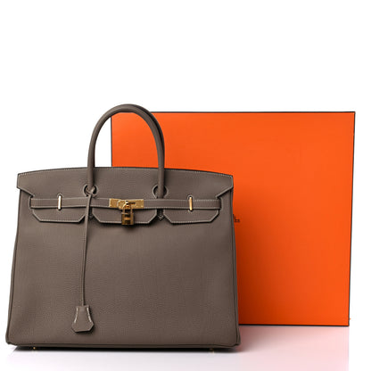 Hermes Togo Birkin 40 Etoupe 14 of 14