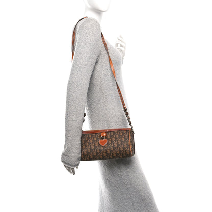 Christian Dior Monogram Romantique Trotter Crossbody Brown 2 of 17