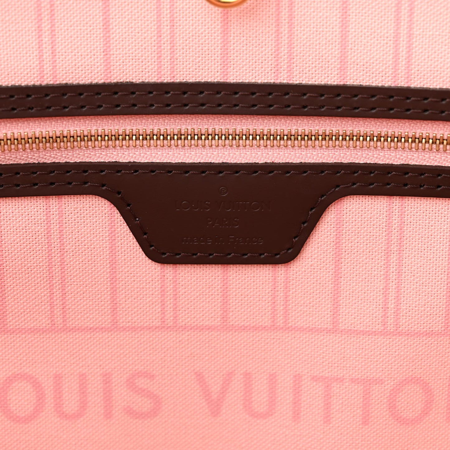 Damier Ebene Neo Neverfull MM Rose Ballerine