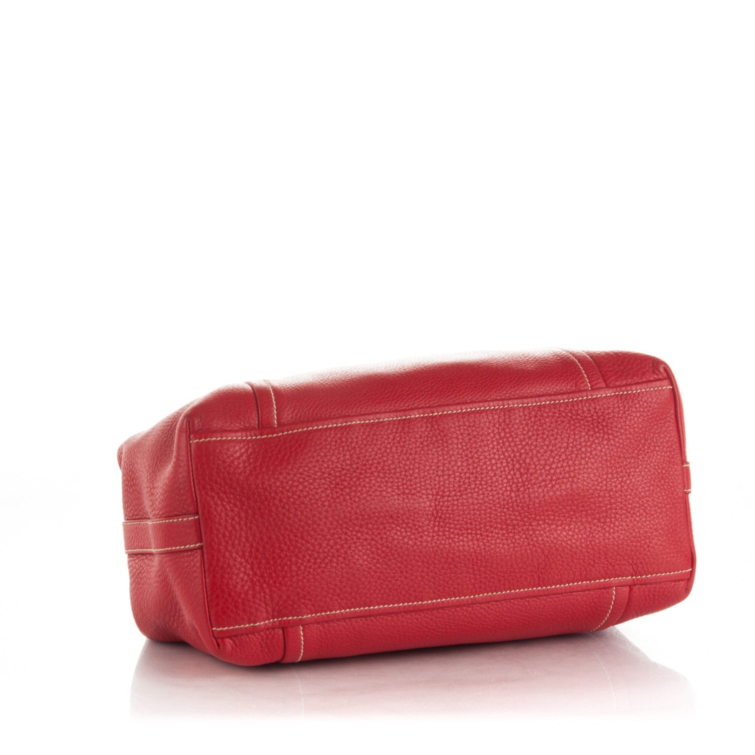 Prada Vitello Daino Shoulder Bag Red 4 of 7