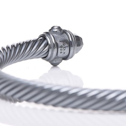 David Yurman Darkened Sterling Silver 5mm Renaissance Bracelet 4 of 6