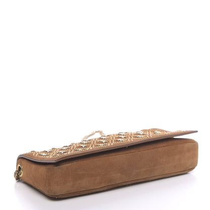 Saint Laurent Suede Studded Monogram Kate 99 Cinnamon 4 of 13