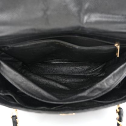 Chanel Caviar Quilted Shopping Tote Black 5 of 14