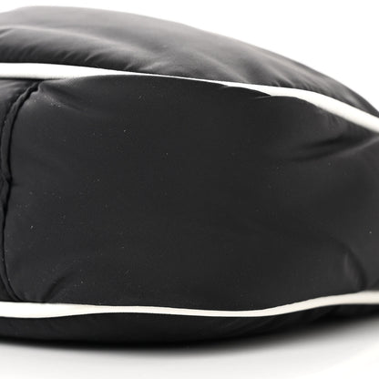 Saint Laurent Econyl Nylon Le 5 A 7 Hobo Black White 10 of 10