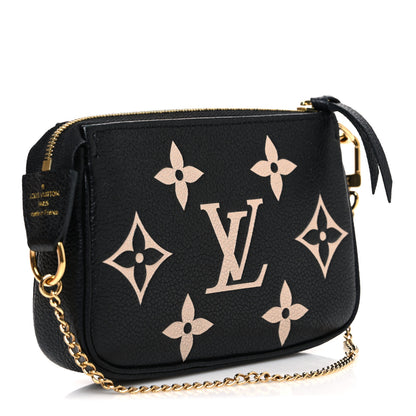 Louis Vuitton Empreinte Monogram Giant Mini Pochette Accessories Black 3 of 7