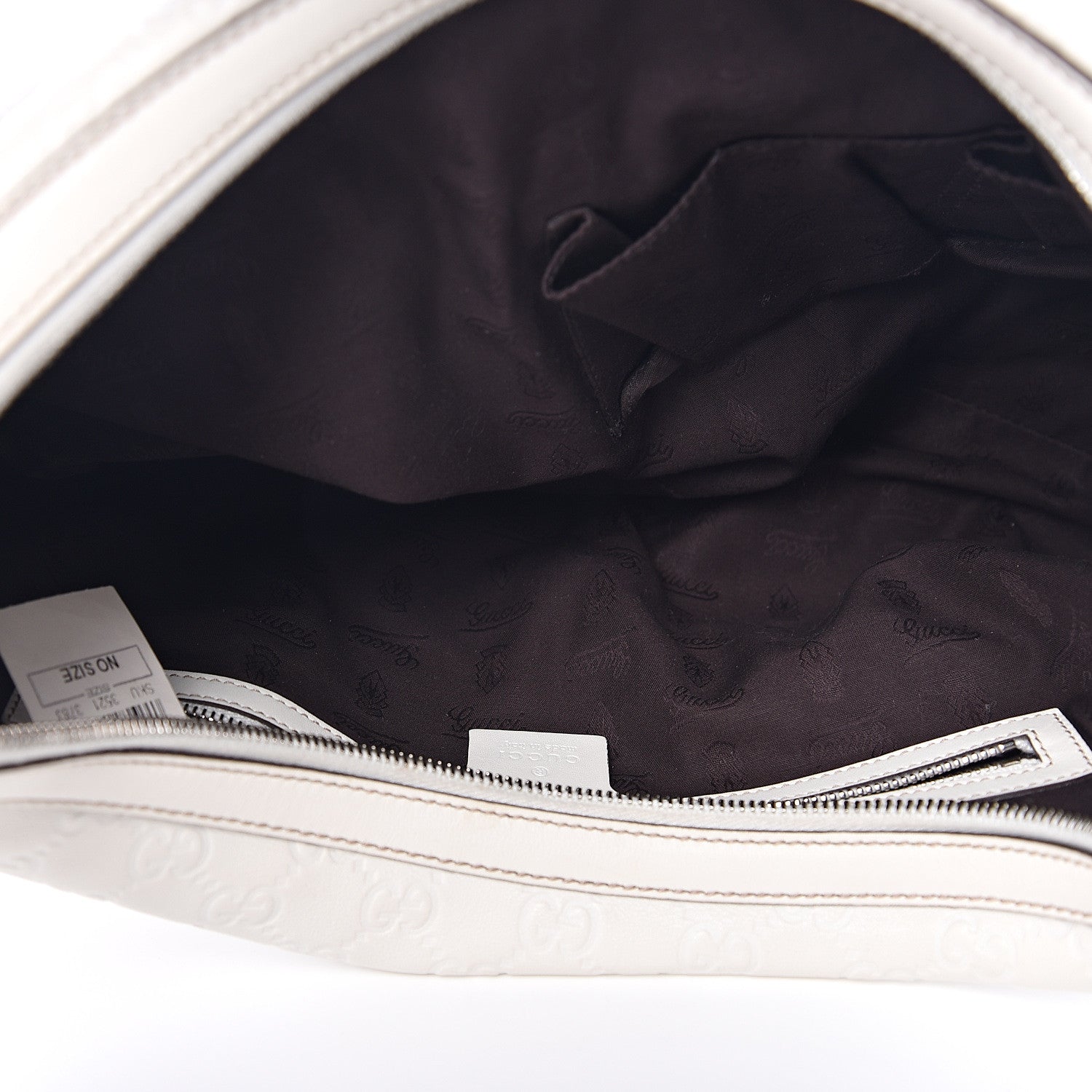 Gucci Guccissima Medium Icon Bit Hobo White 4 of 11