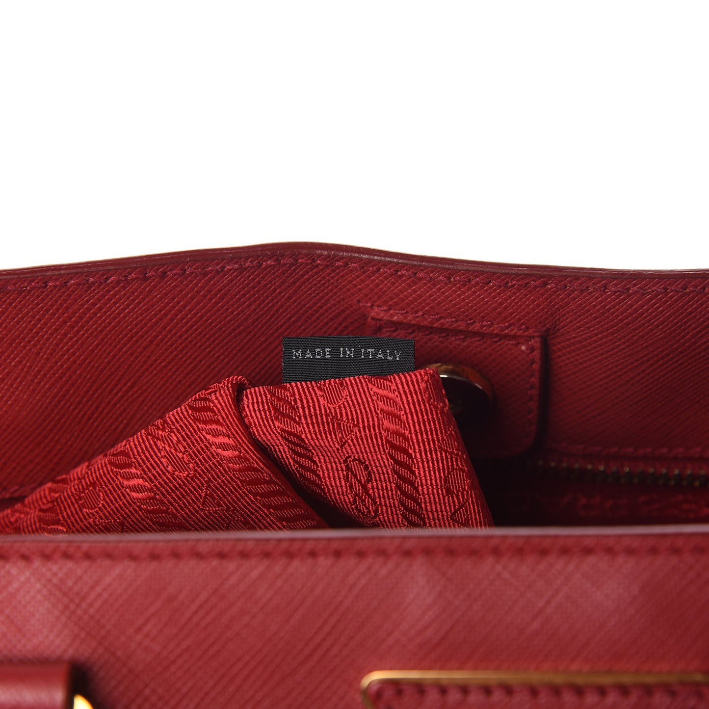 Saffiano Lux Large Tote Fuoco
