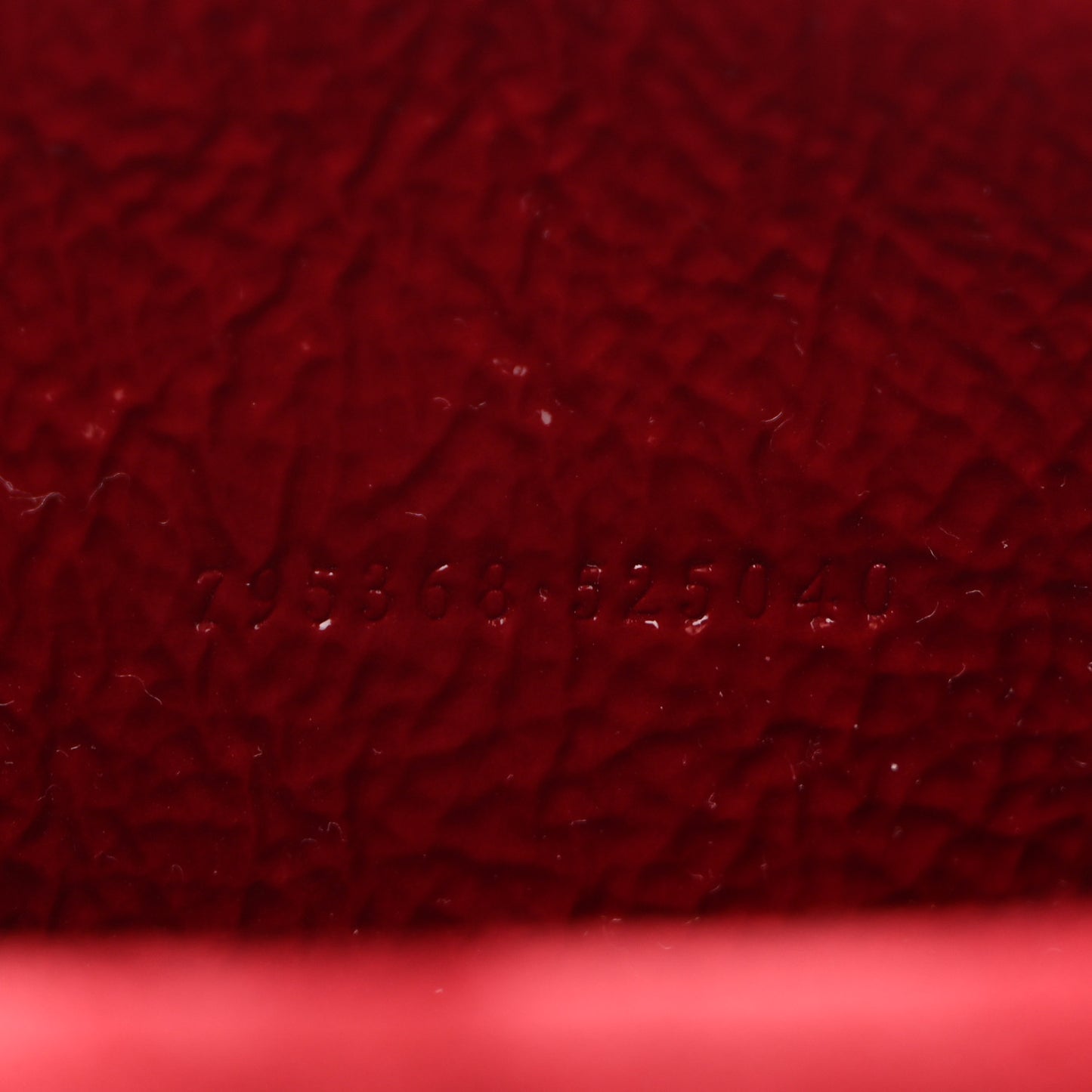 Crinkled Patent Mini Dionysus Shoulder Bag Rosso Ancora Red