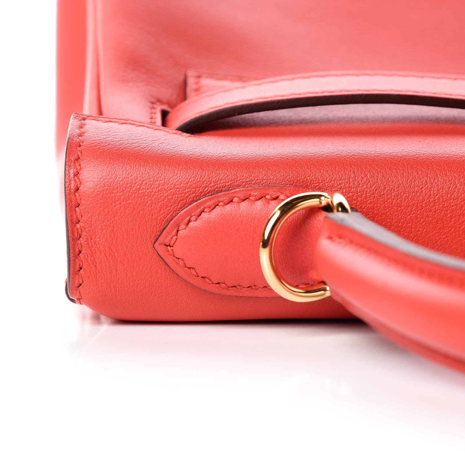 Hermes Swift Kelly Retourne 25 Rouge Tomate 10 of 36