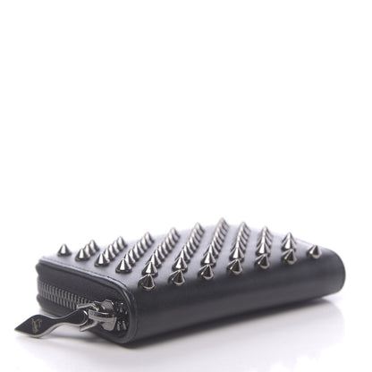 Christian Louboutin Calfksin Spiked Panettone Coin Purse Black 4 of 7