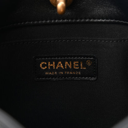 Chanel Lambskin Quilted Crush on Chains Hobo Black 6 of 6