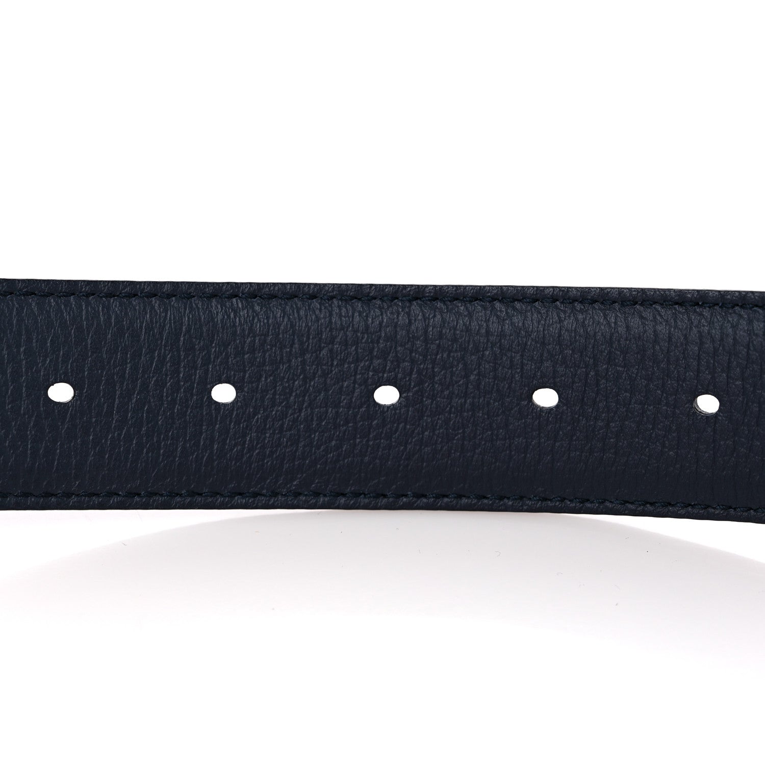 Christian Dior Calfskin 30 Montaigne Reversible Belt 95 38 Black Navy 5 of 5
