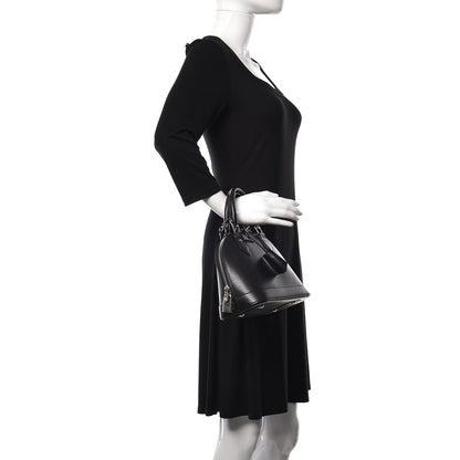 Louis Vuitton Epi Alma BB Black 2 of 13