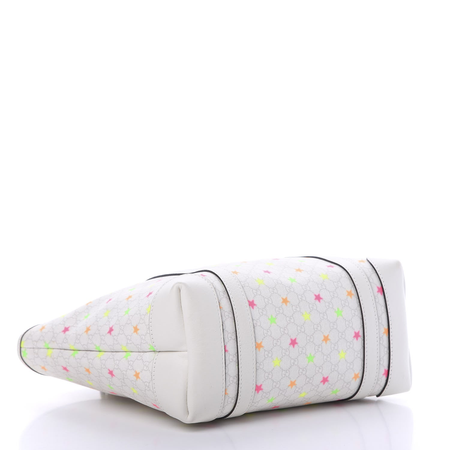 Gucci GG Supreme Monogram Stars Childrens Tote White 3 of 13