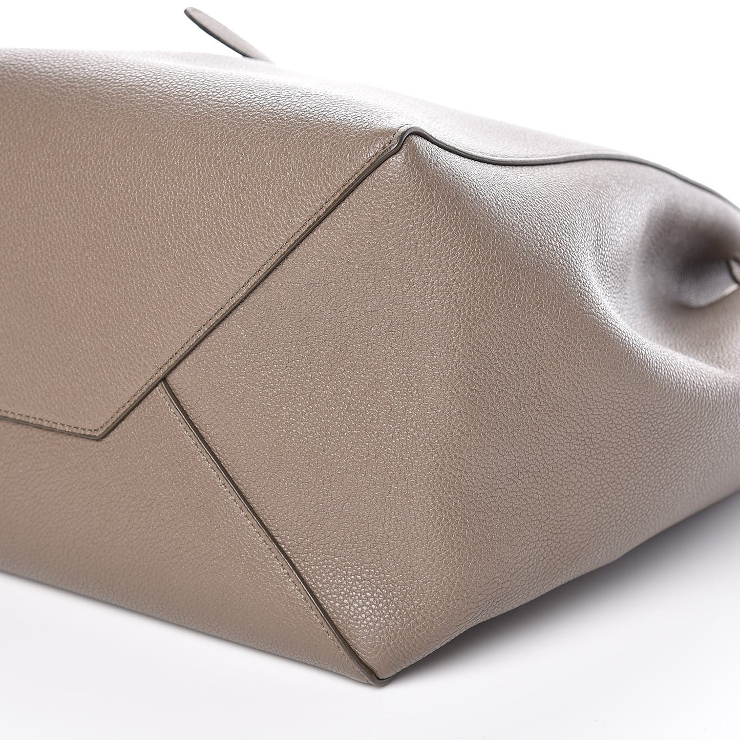 Soft Grained Calfskin Small Belt Cabas Phantom Taupe