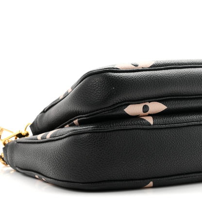 Louis Vuitton Empreinte Monogram Giant Multi Pochette Accessories Black Beige 9 of 10
