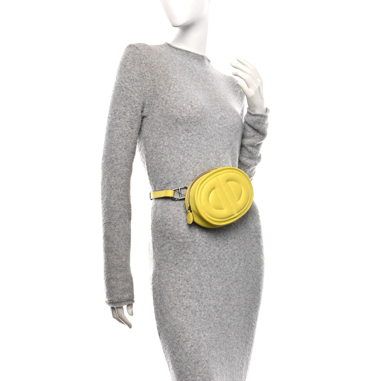 Hermes Swift Verso In-The-Loop Belt Bag Lime Sesame 2 of 9