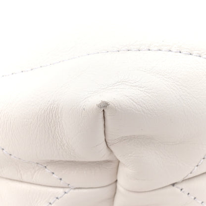 Chanel Shiny Calfskin Quilted Small Chanel 22 White 13 of 14