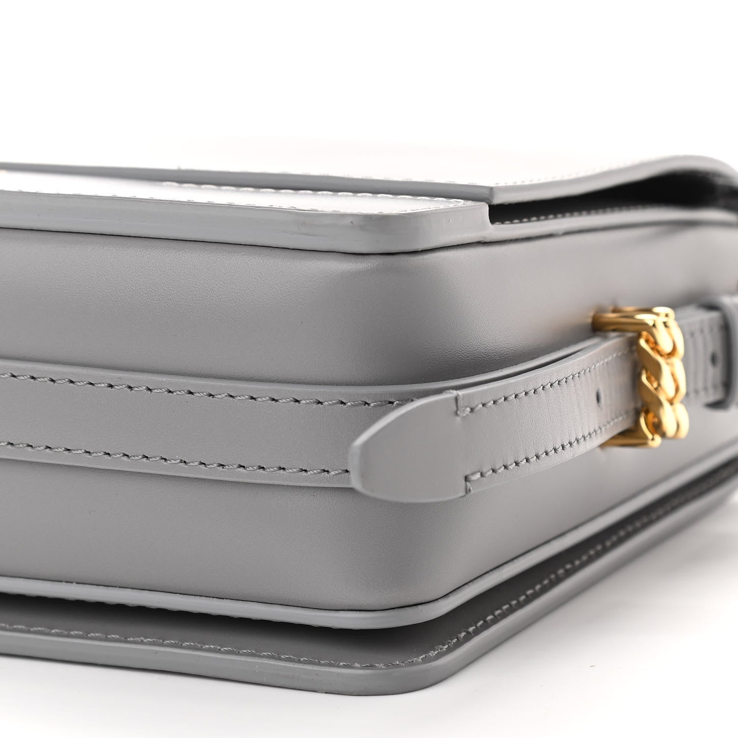 Burberry Smooth Calfskin Small Grace Bag Grey 9 of 11