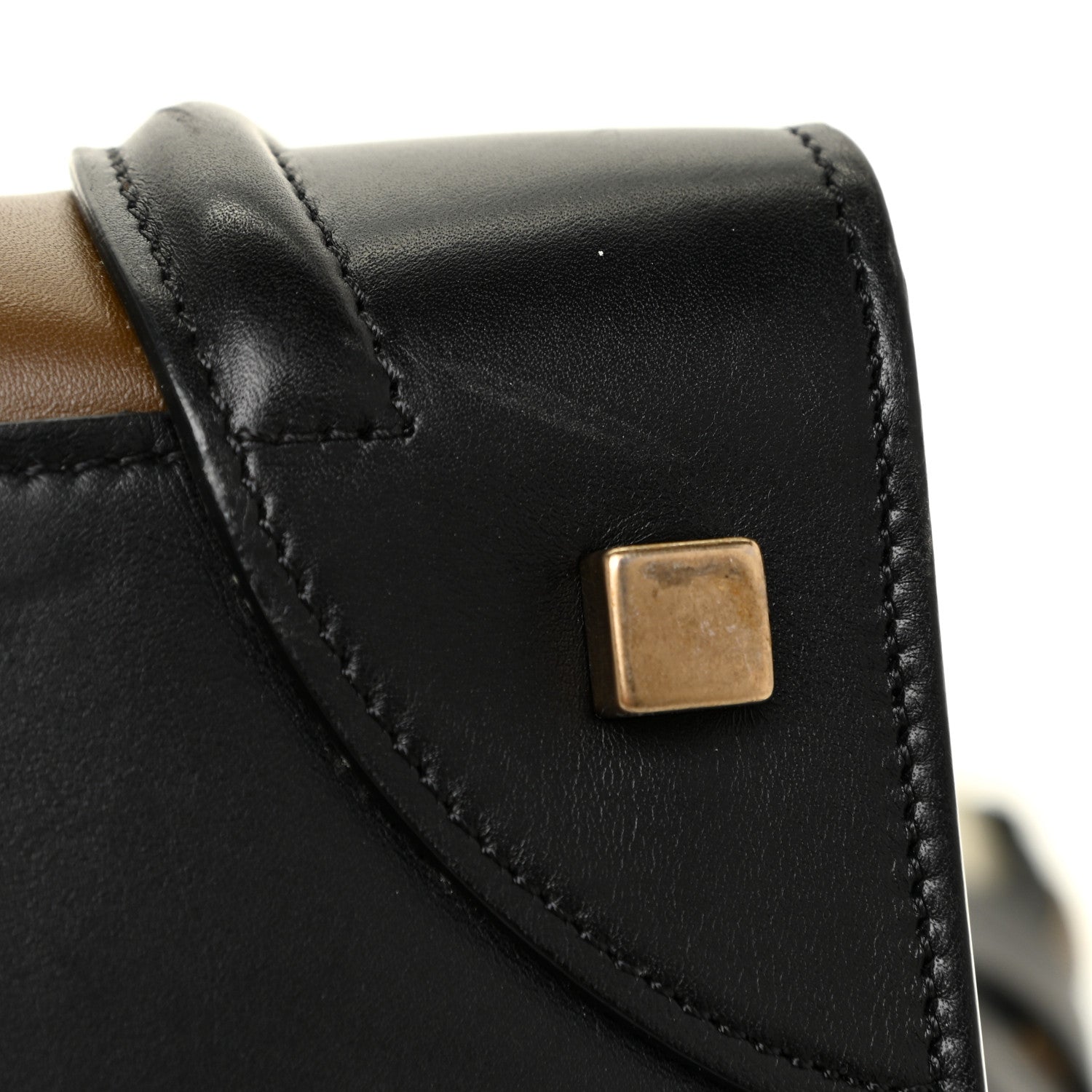 Celine Satin Calfskin Mini Tri-Color Luggage Dark Grey 18 of 20