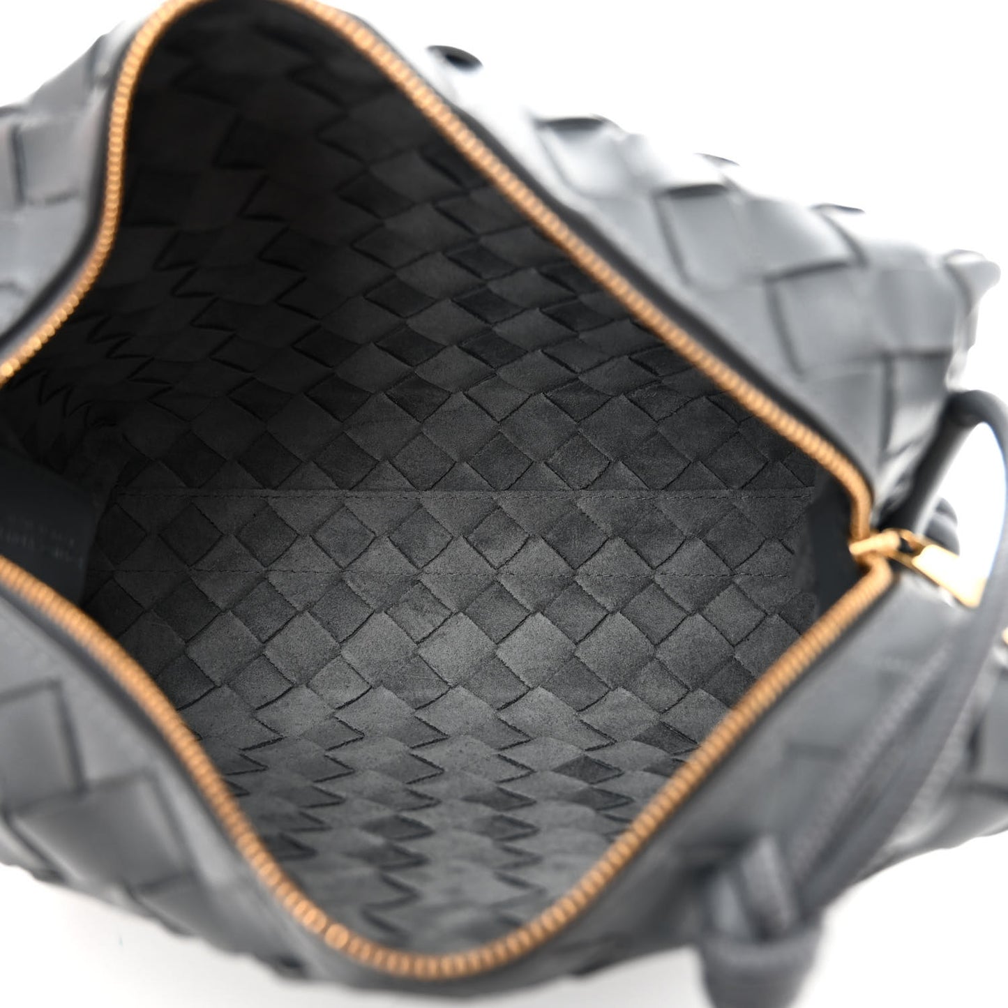 Nappa Intrecciato Small Loop Camera Bag Thunder