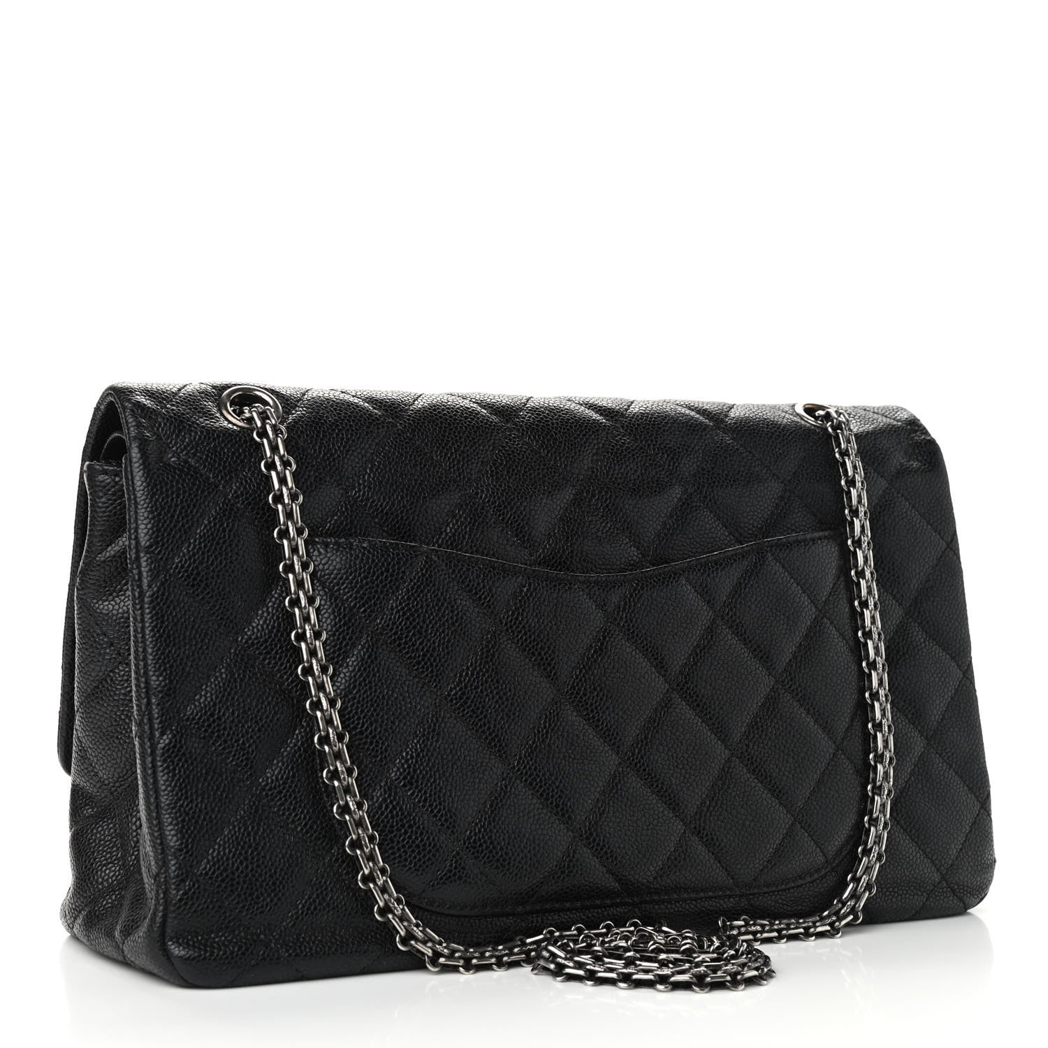 Chanel Caviar Quilted 2.55 Reissue 227 Flap Black 3 of 10