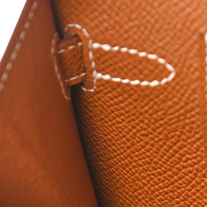 Hermes Epsom Kelly Wallet To Go Gold 7 of 11