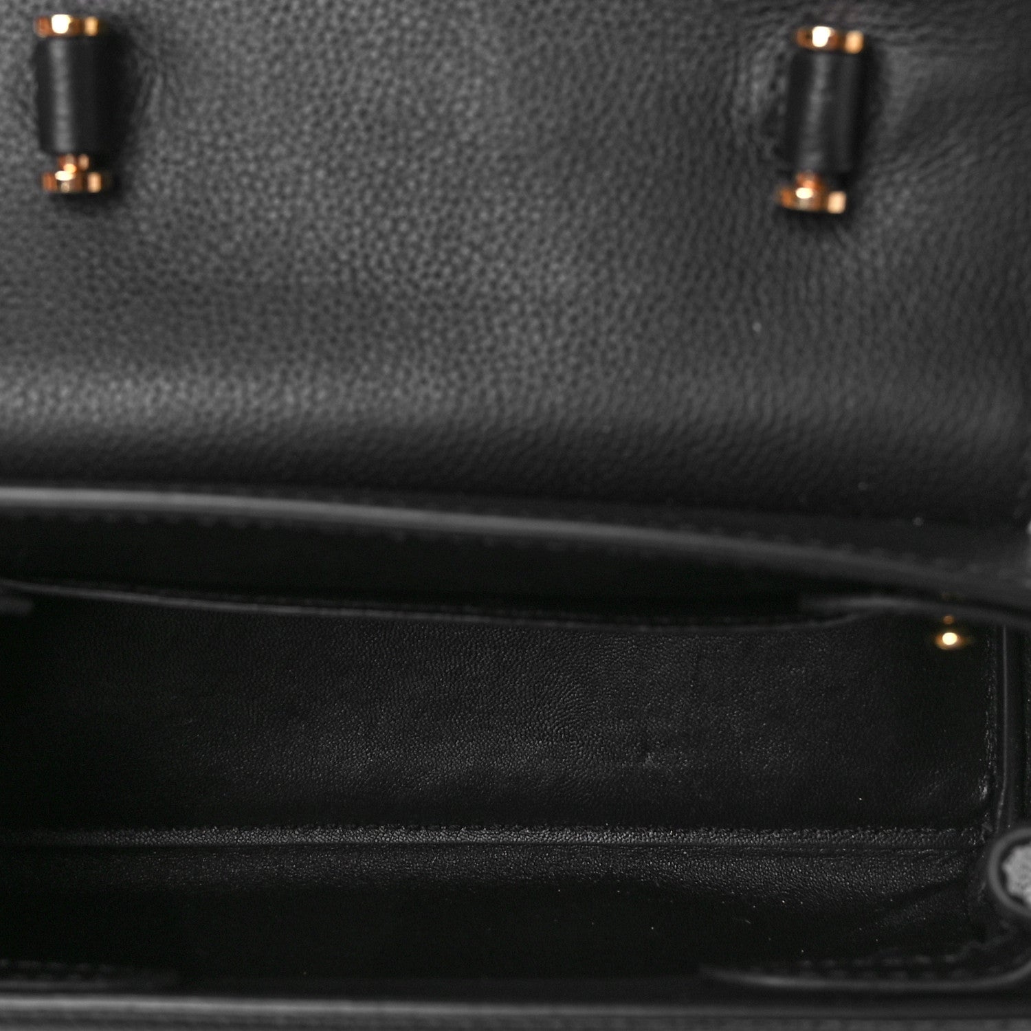 Versace Grained Calfskin Small La Medusa Top Handle Bag Black 5 of 8