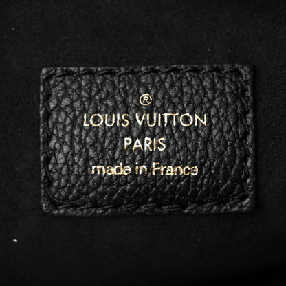 Louis Vuitton Calfskin Lockme Bucket MM Black 6 of 9