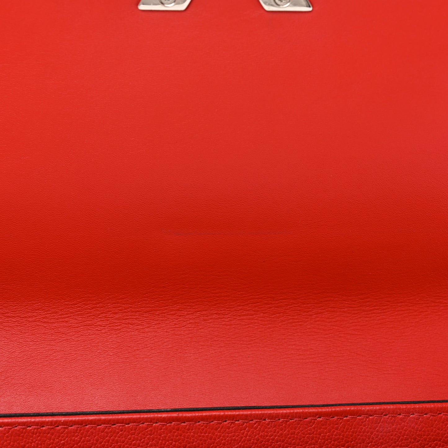 Monogram Cuir Plume Ecume Very Handle Shoulder Bag Rouge Rubis Noisette