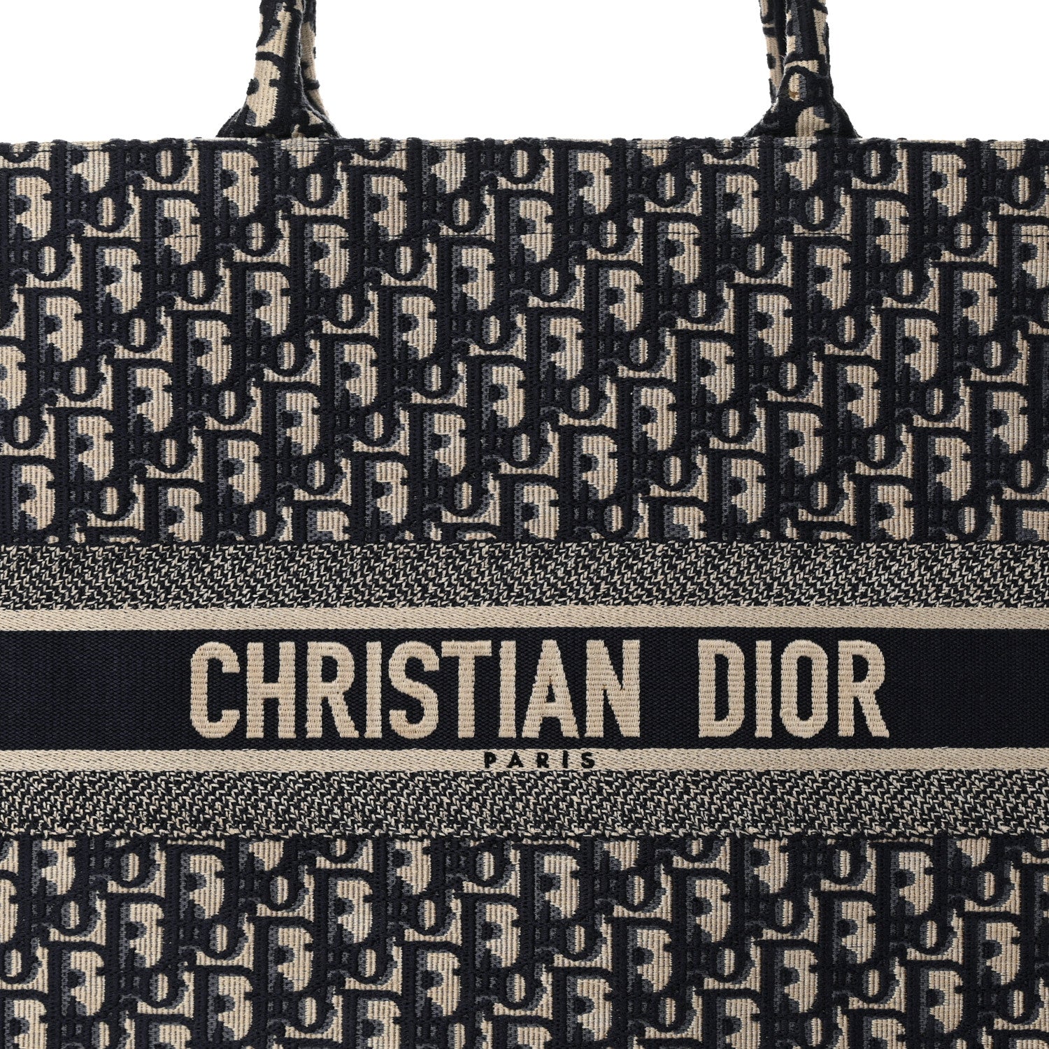 Christian Dior Oblique Large Book Tote Blue Multicolor 8 of 10