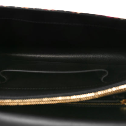 Bulgari Elaphe Serpenti Forever Crossbody Bag Black Multicolor 5 of 9