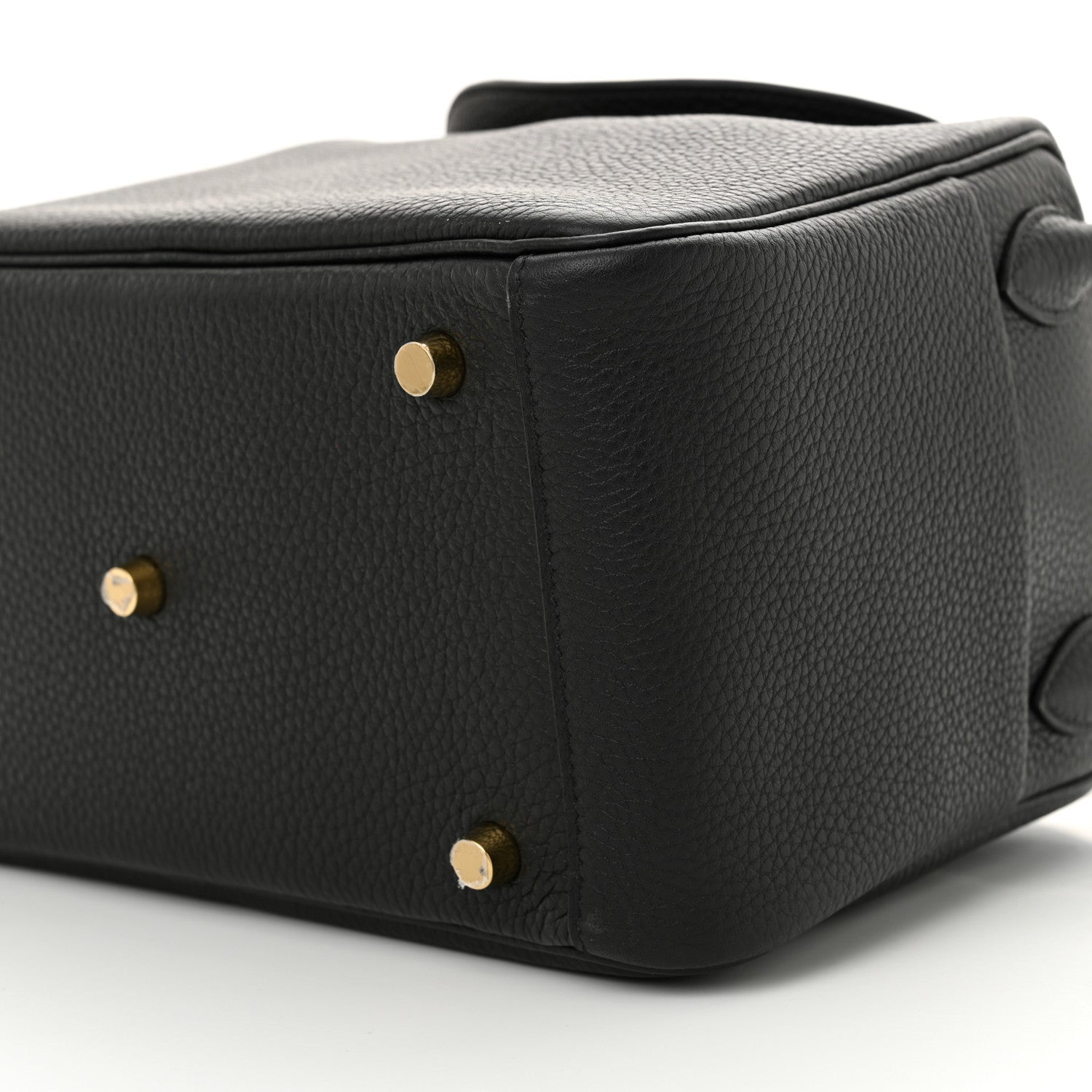 Hermes Taurillon Clemence Lindy 26 Black 10 of 10