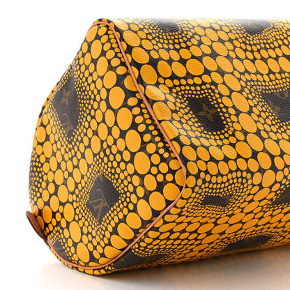 Louis Vuitton Monogram Kusama Town Speedy 30 Yellow 9 of 11