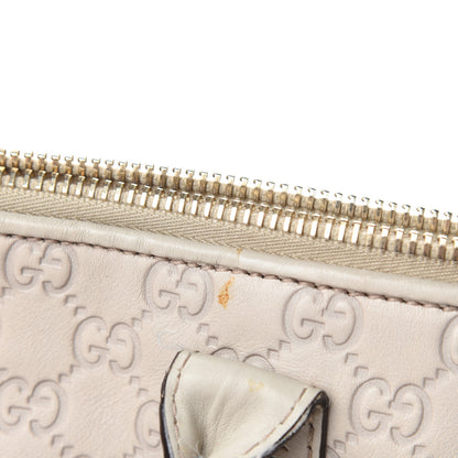 Gucci Guccissima Heart Bit Charm Top Handle Tote Off White 14 of 19