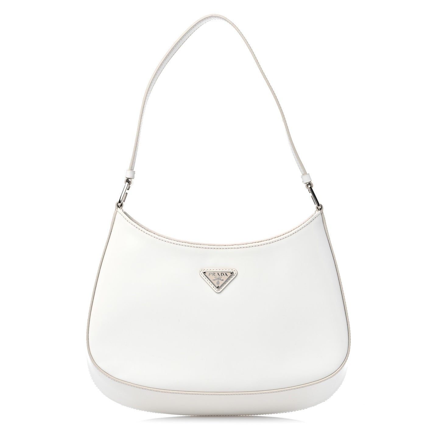 Spazzolato Cleo Shoulder Bag White