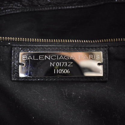Balenciaga Chevre Weekender Black 7 of 11