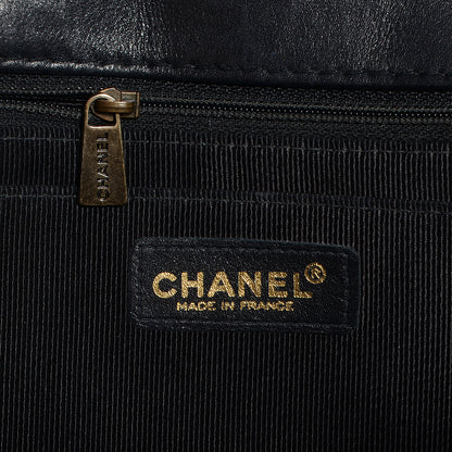 Chanel Calfskin Wild Stitch Jumbo Flap Black 6 of 8