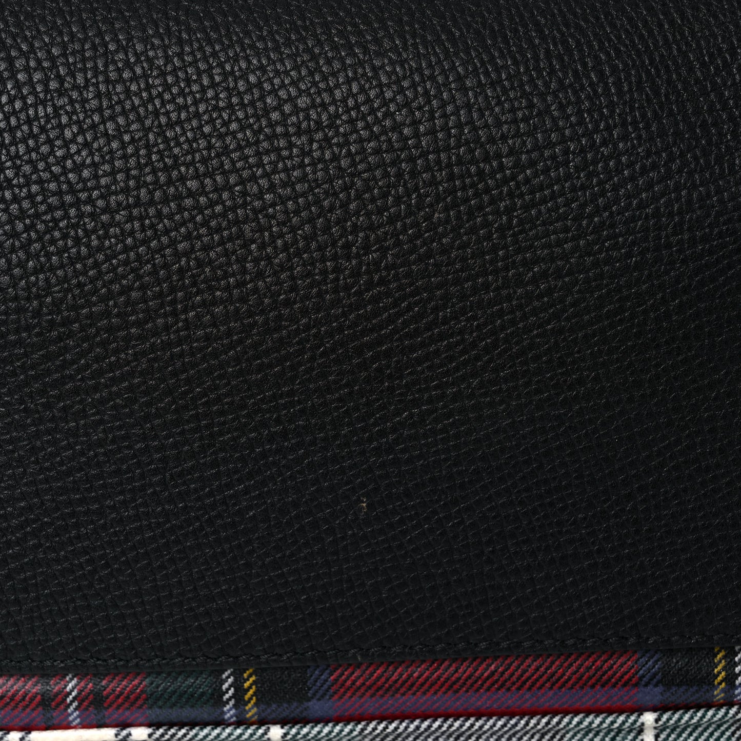 Laminated Tartan Patchwork Medium Rucksack Backpack Military Red