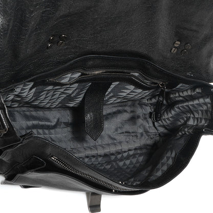 Proenza Schouler Lambskin Fringe Medium PS1 Satchel Black 5 of 14
