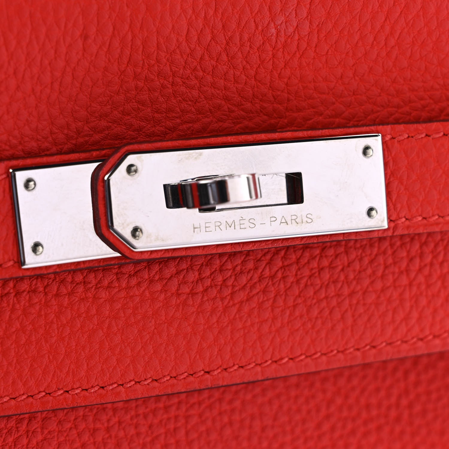 Hermes Togo Kelly Retourne 32 Capucine 9 of 10